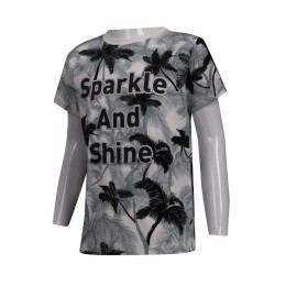 KD056 design full-piece printing tropical rainforest pattern children's clothing store KD056 design full-piece printing tropical rainforest pattern children's clothing store